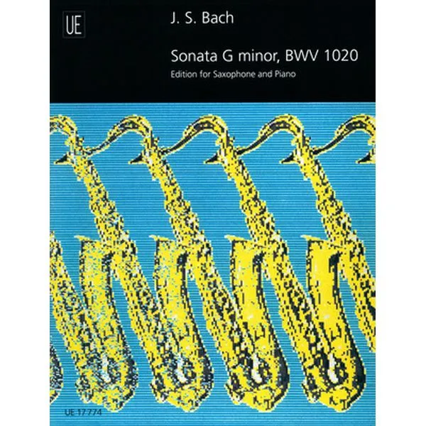 Universal Edition Bach Sonate BWV 1020 Saxophon