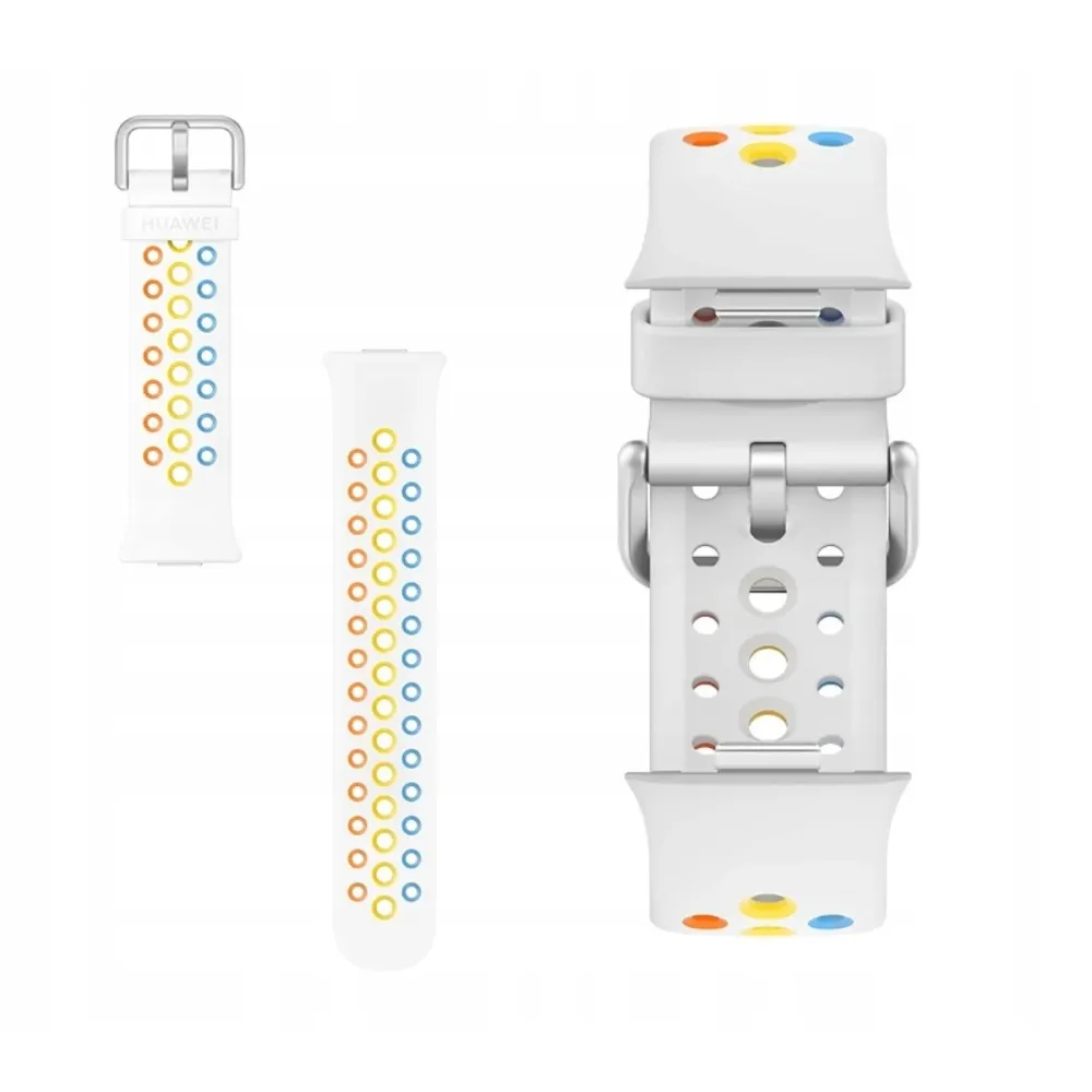 Bracelete Silicone Huawei Watch Fit 3 Branco