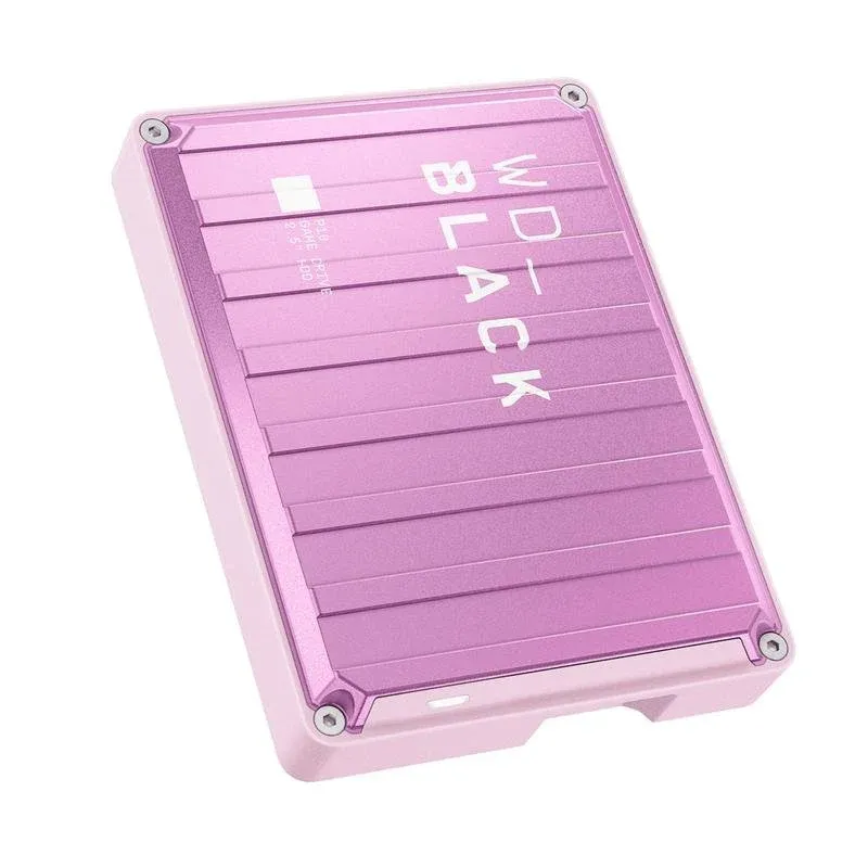 Disco Rígido Western Digital WDBZ7D0040BPK HDD Externo 4TB USB 3.2 Alta Velocidade Rosa