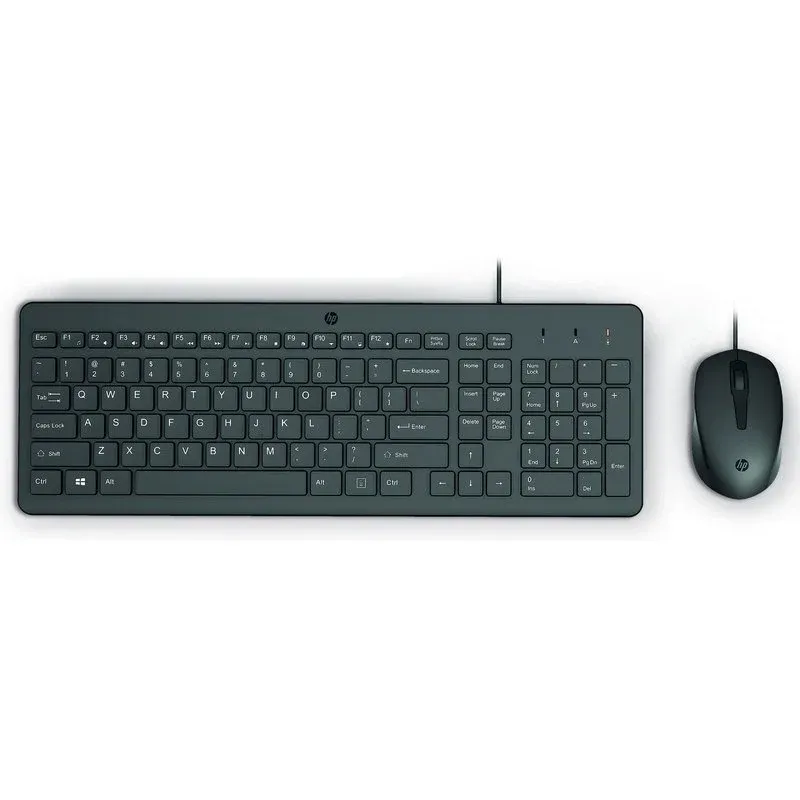 HP 150 Combo Teclado + Rato 1600 DPI USB Pretos