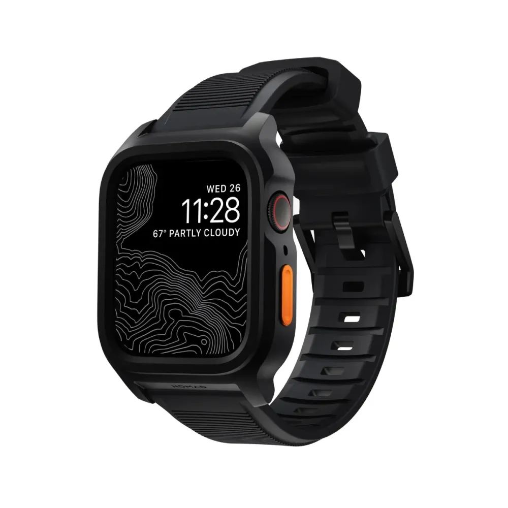 Bracelete Nomad Caixa Rígida Apple Watch 45mm Preto