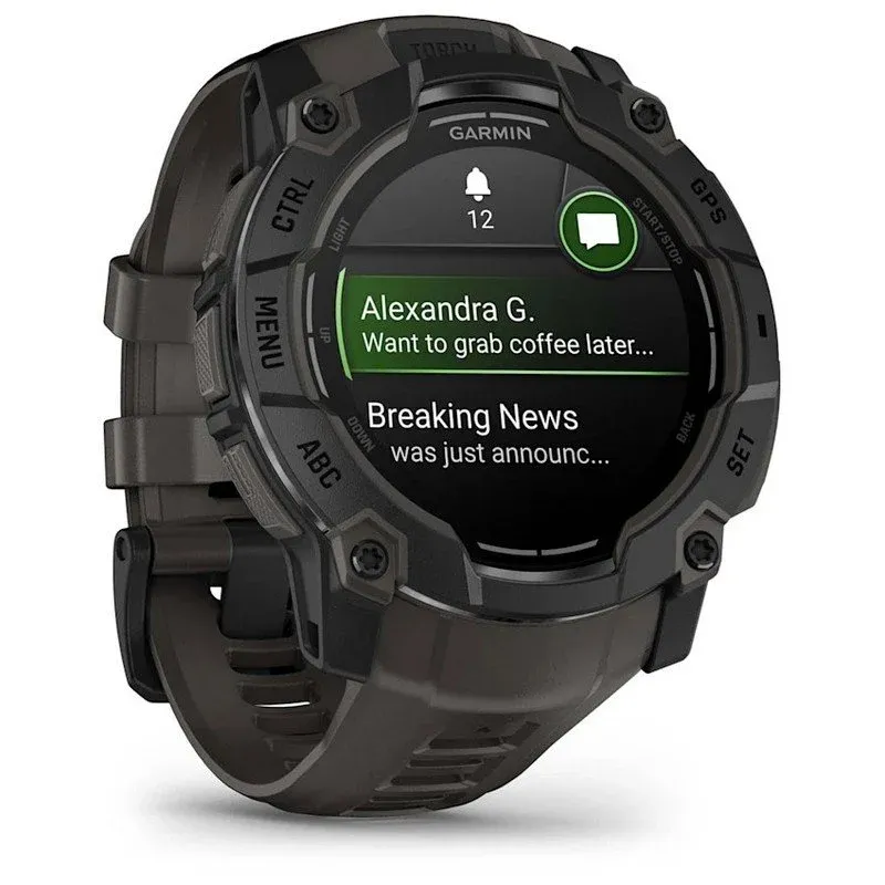 Smartwatch Garmin Instinct 3 50mm AMOLED Preto