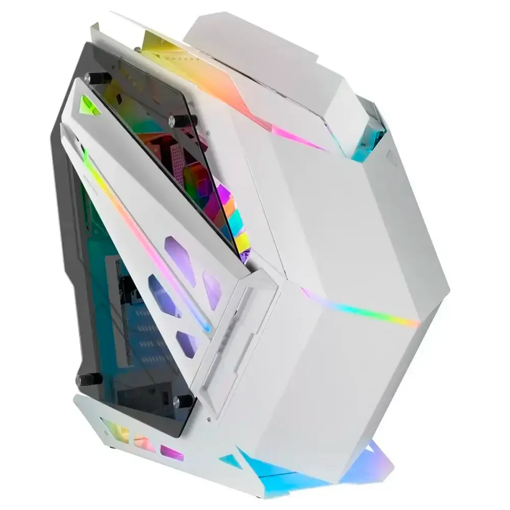 Caixa ATX Mars Gaming MC-TITAN XXL Tempered Glass Branca