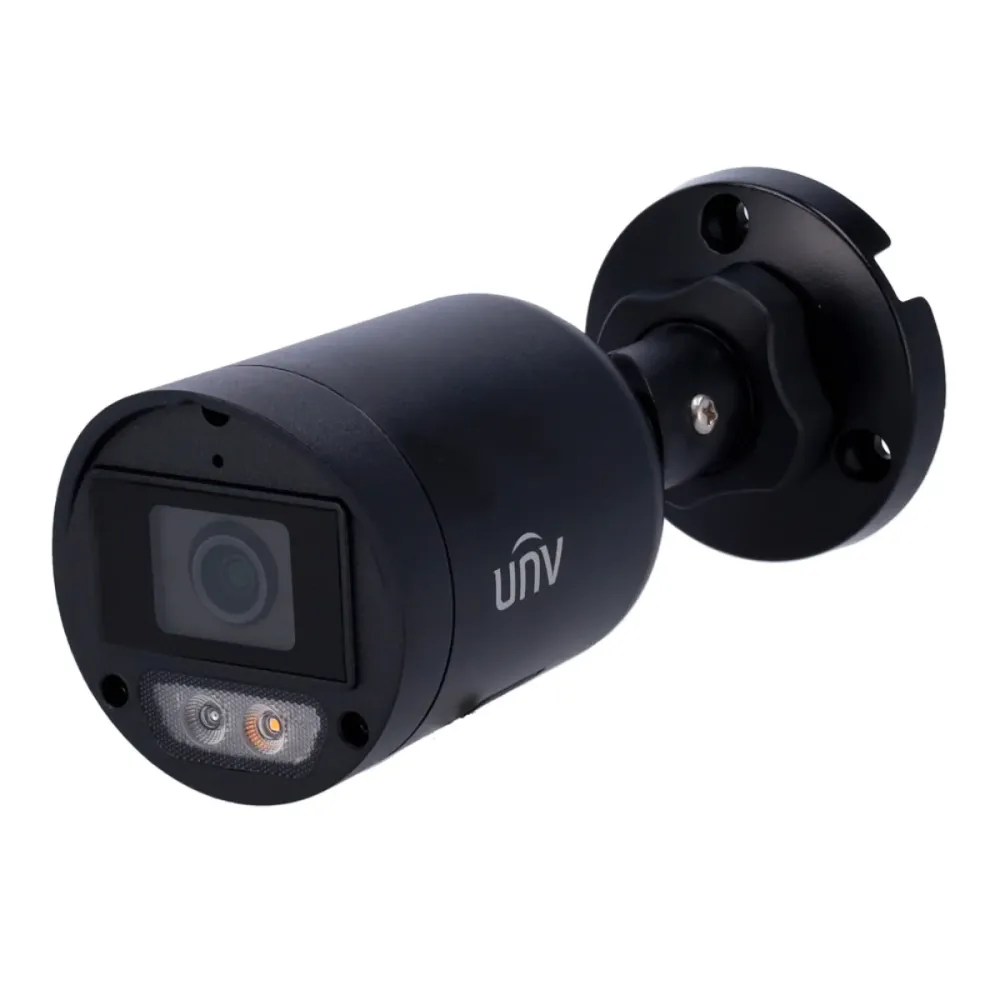 Câmara de Segurança IP Uniview Easy Bullet PoE 4MP 2.8mm IP67 Color Hunter - UV-IPC2124LB-AF28K-DL2-BLACK