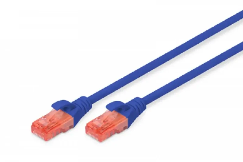 DIGITUS CHICOTE CAT6 UTP LSZH 0.25MT AZUL