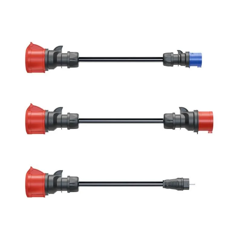 Adaptador go-e Gemini flex 22 kW, 3 peças, Preto