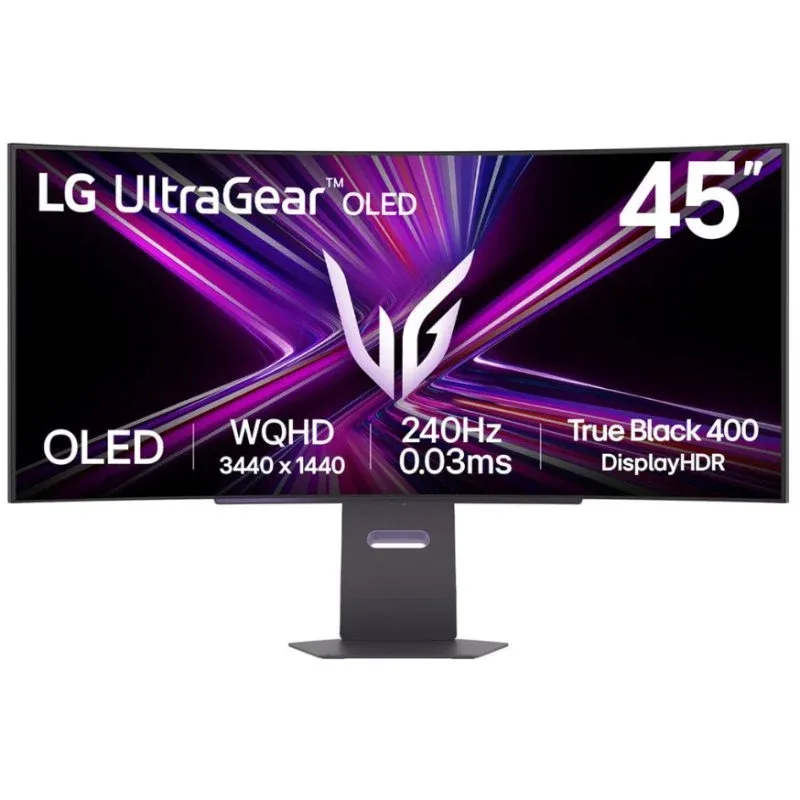 LG 45GX900A-B Monitor Curvo 44.5" 3440x1440 240Hz OLED G-SYNC FreeSync Premium Pro