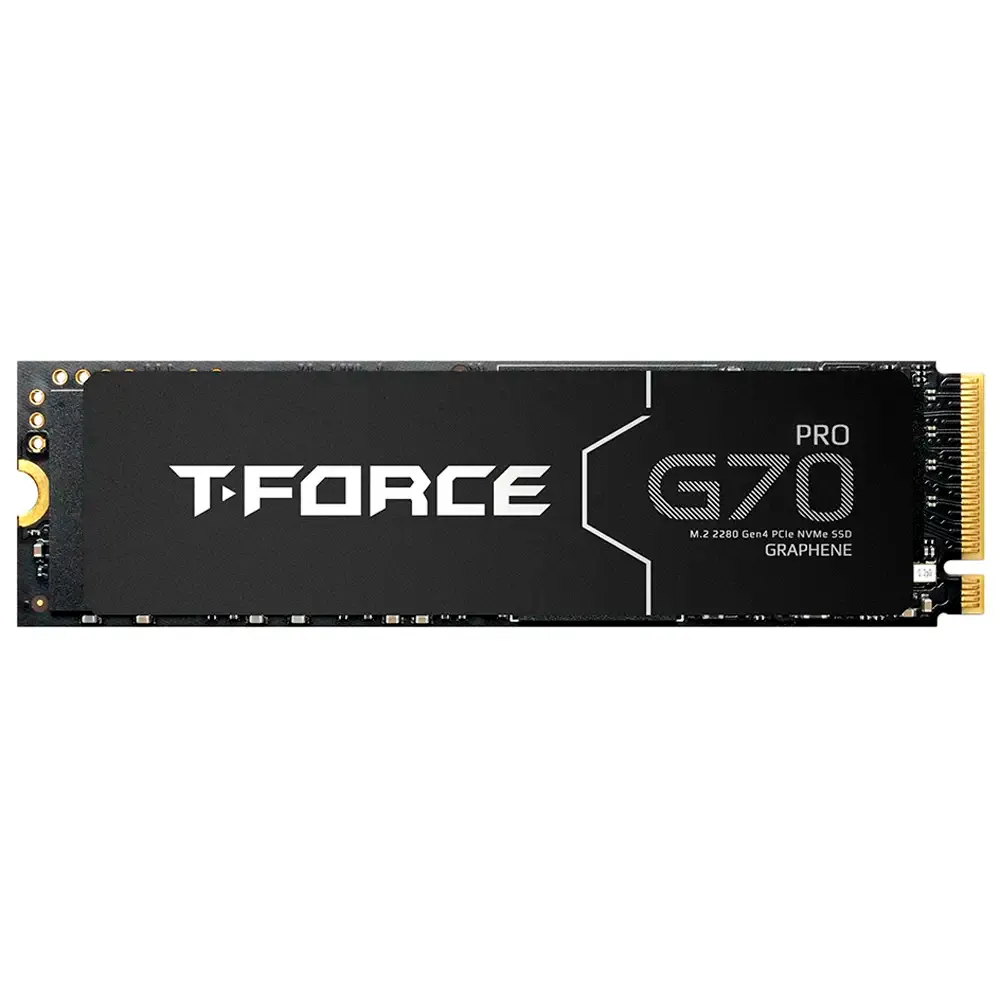 SSD M.2 2280 TEAMGROUP T-Force G70 PRO 1TB c/ Heatsink Grafeno TLC NAND NVMe PCIe Gen 4.0x4