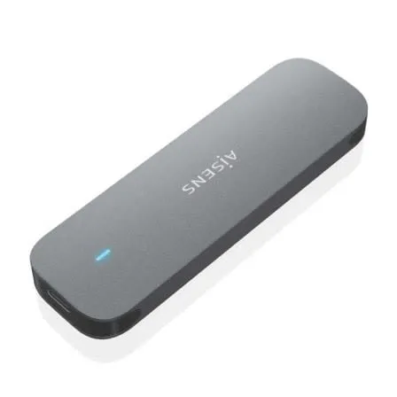 Caixa Externa USB 3.1 p/ M2 SATA (Cinza) - AISENS