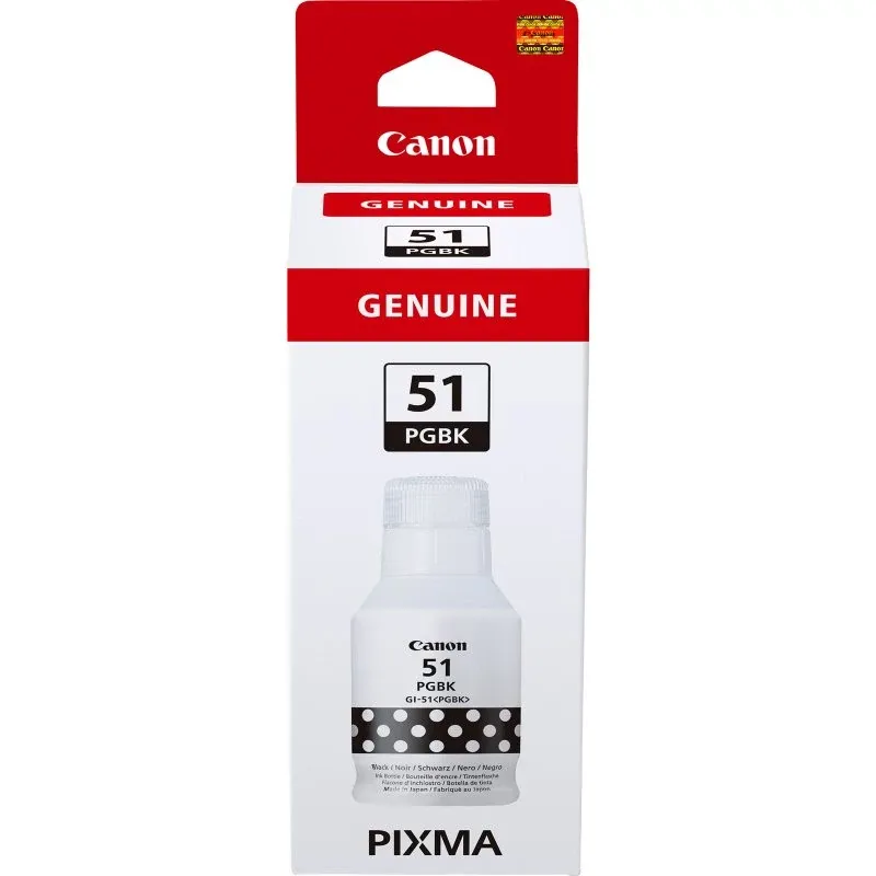 Garrafa de Tinta GI-51PGBK Preto Canon
