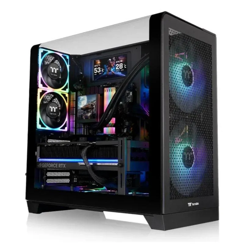 Caixa ATX Thermaltake View 390 Air Midi Preto