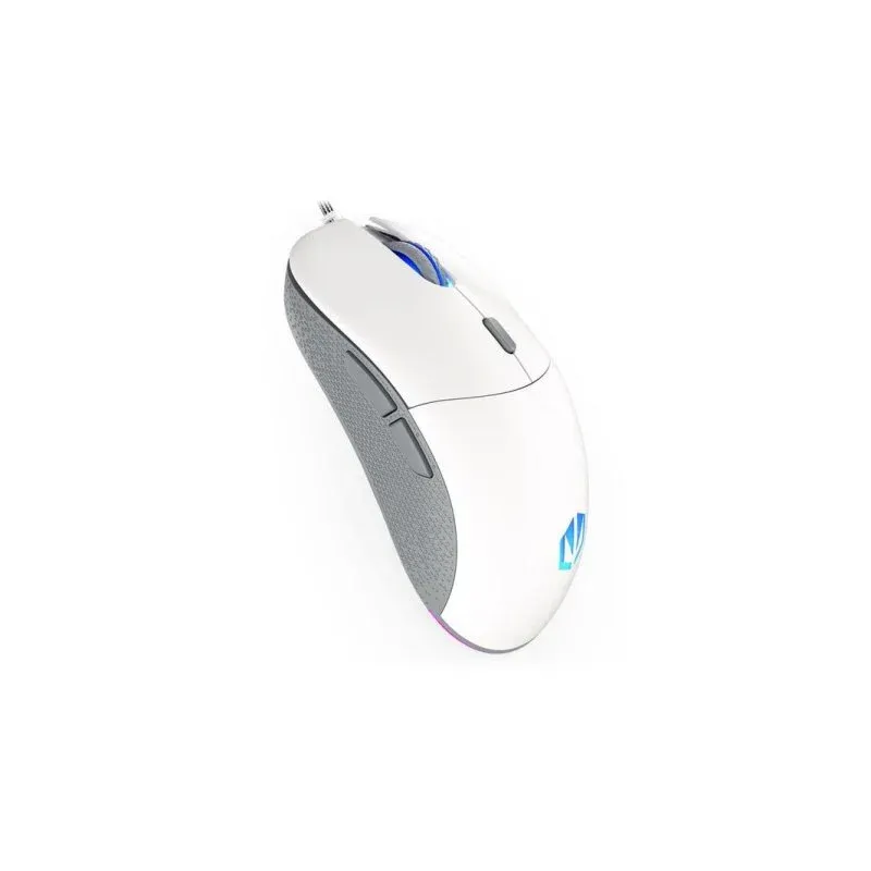 Rato Endorfy GEM USB Tipo C 8000 DPI Ambidestro Branco RGB 6 Botões