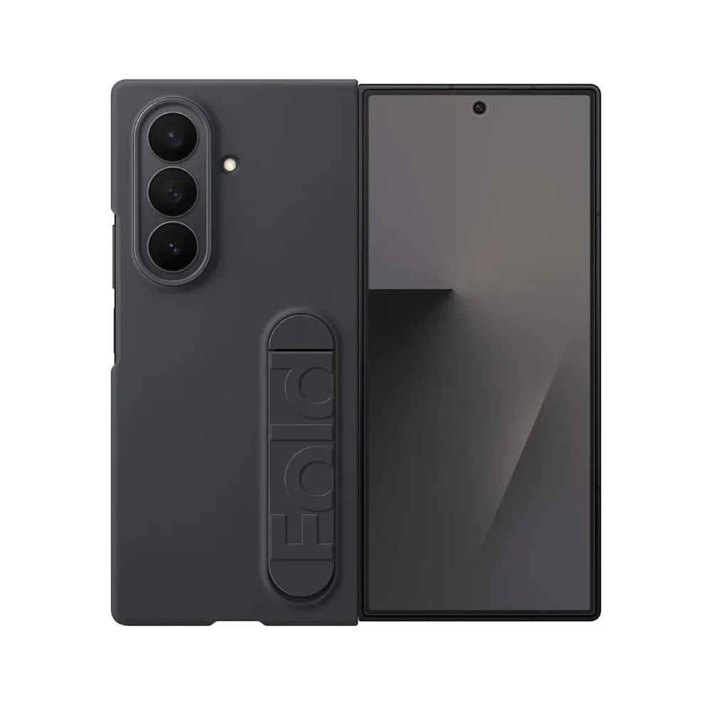 Capa de Silicone Original Samsung Galaxy Z Fold 7 Preta