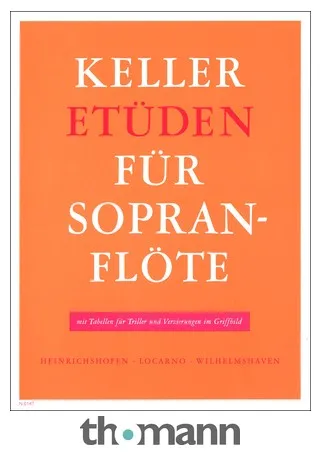 Heinrichshofen Verlag Etüden for Sopranflöte