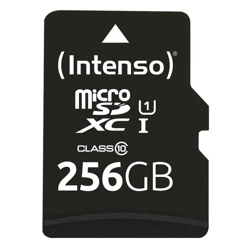 Cartão microSD Intenso 256GB UHS-I Performance Classe 10