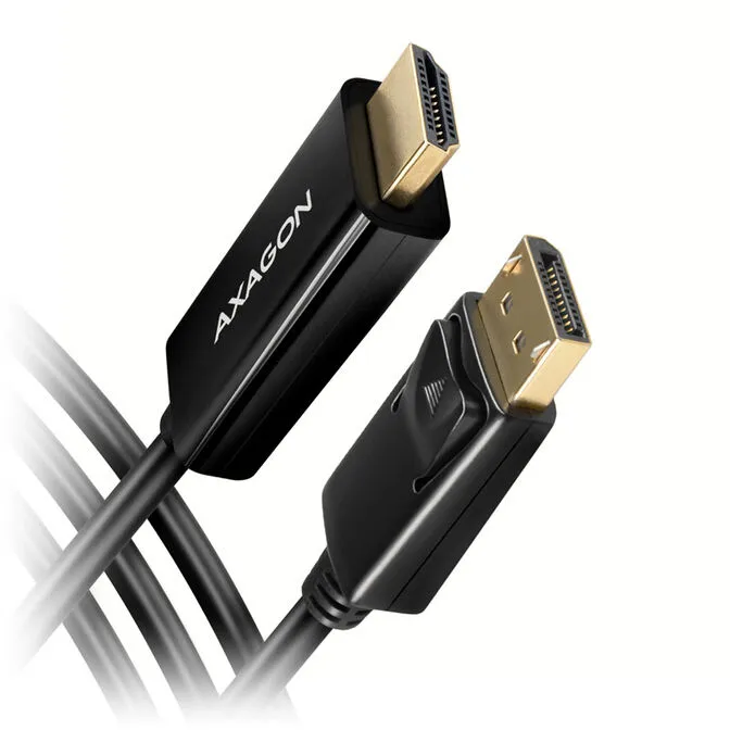 Adaptador AXAGON RVD-HI14C2 DisplayPort > HDMI 1.4 cable 1.8m 4K/30Hz