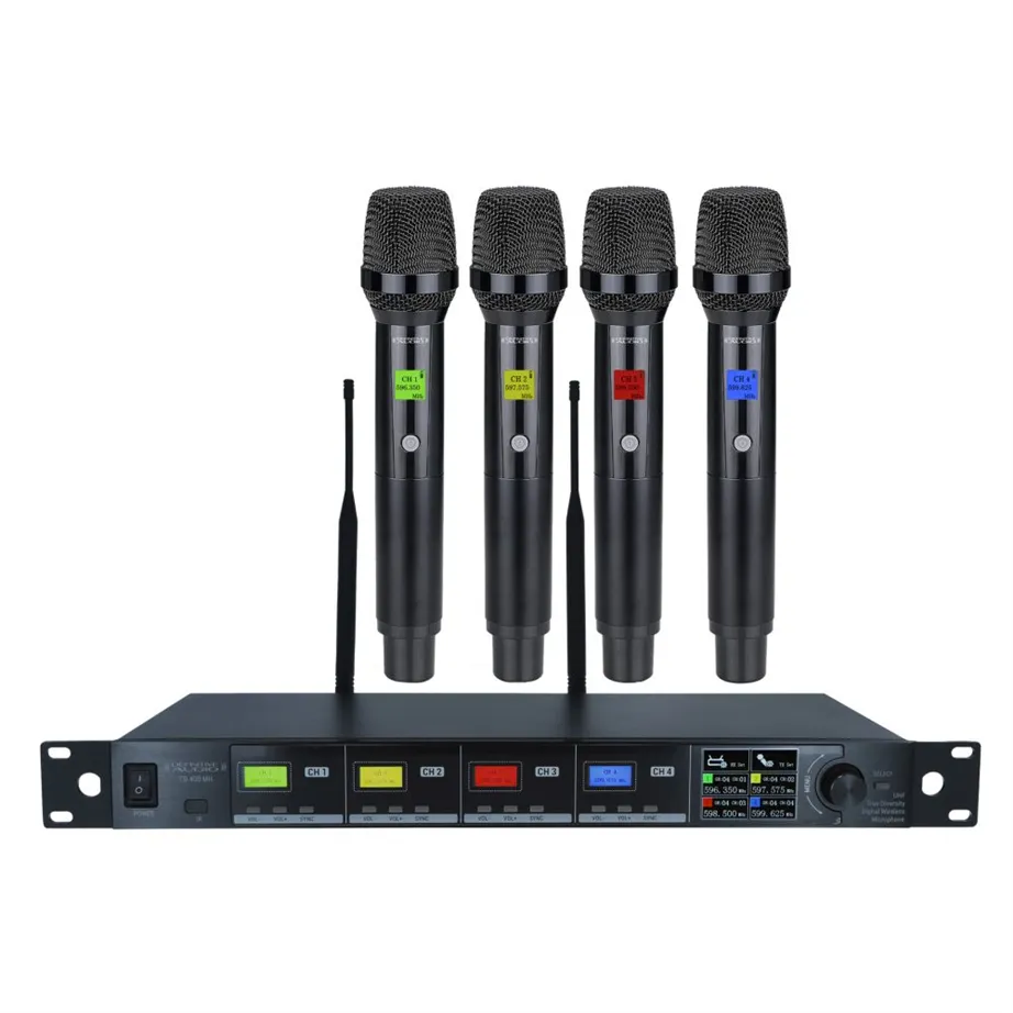 Sistema de Microfones Sem Fio Definitive Audio TD 400 MH