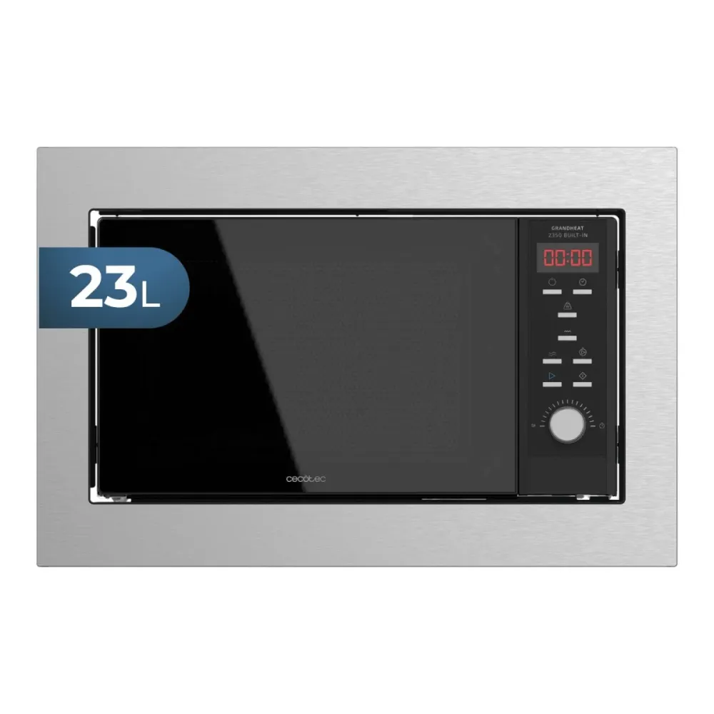 Micro-ondas de Encastre Cecotec GrandHeat 2350 23L 900W Cinzento