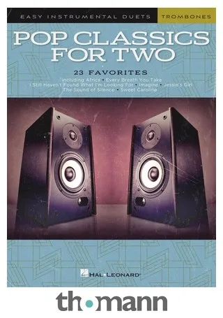 Hal Leonard Pop Classics For Two Trombones
