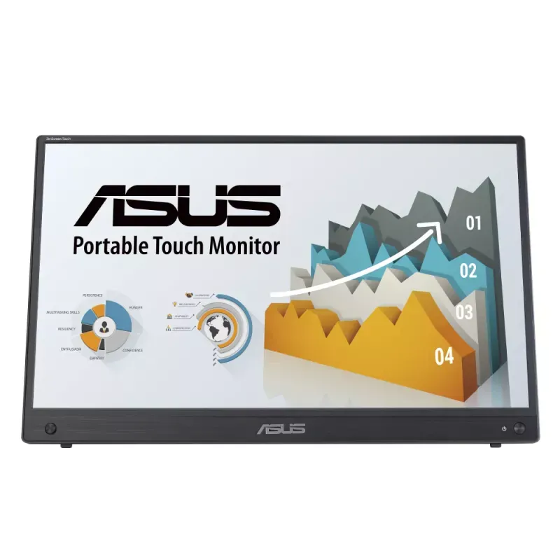 ASUS MB16AHT 15.6INCH FHD IPS 60HZ 5MS HDMI MINI-DP ZENSCREEN PORTABLE DARK GRAY