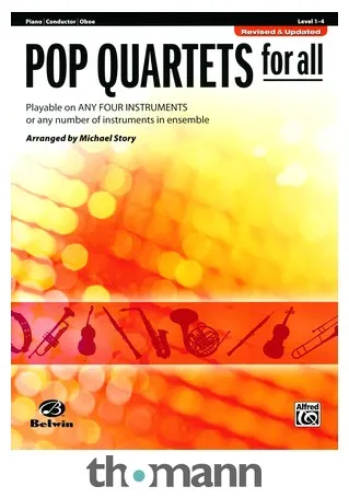 Alfred Music Publishing Pop Quartets For All Piano
