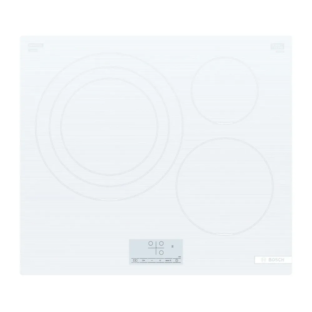 Placa De Indução Bosch Pid612Bb1E (Encastre - 3 Focos - Branco)