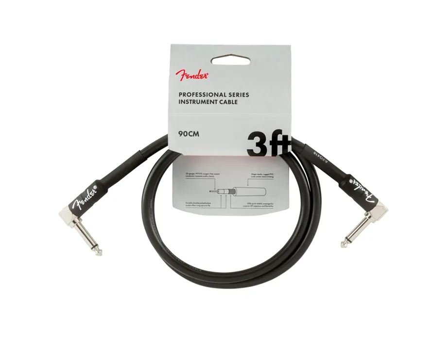 Cabo Instrumento Fender Professional Series Preto 90cm