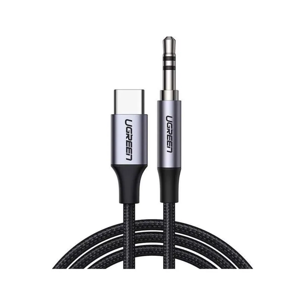 Cabo Ugreen USB-C Macho para Jack 3.5mm Macho
