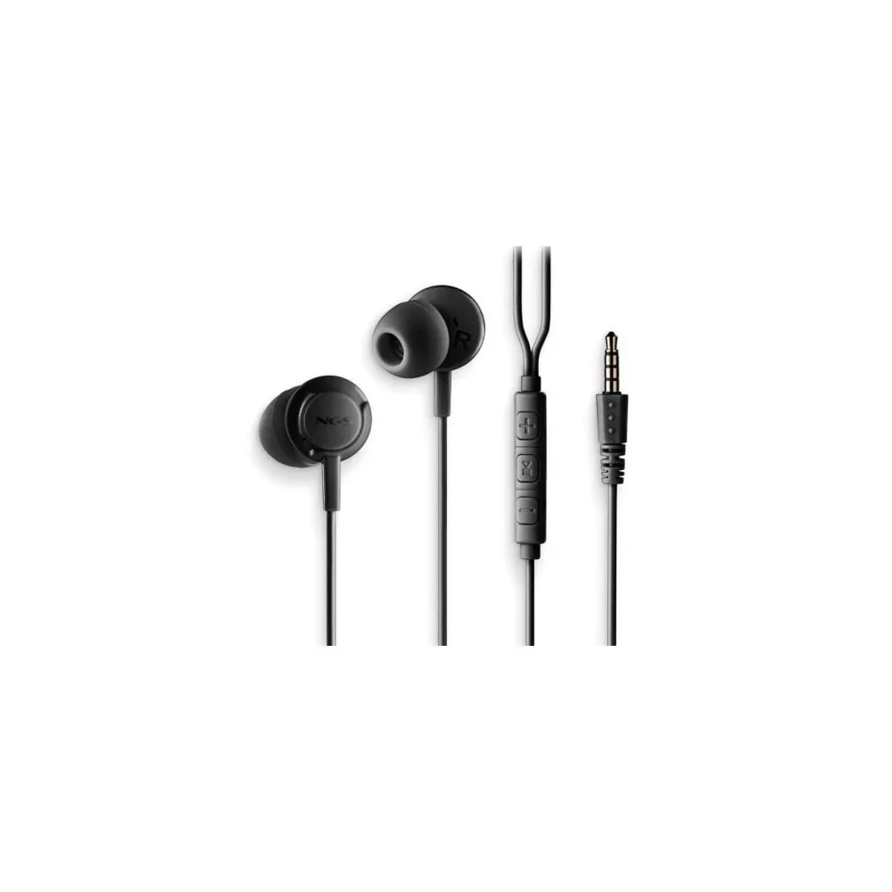 Auriculares Cross Drift c/ Fios 3.5mm (Preto) NGS