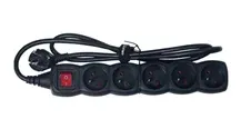 Extensão ALG LALMULTI-5S 5 1.20mt