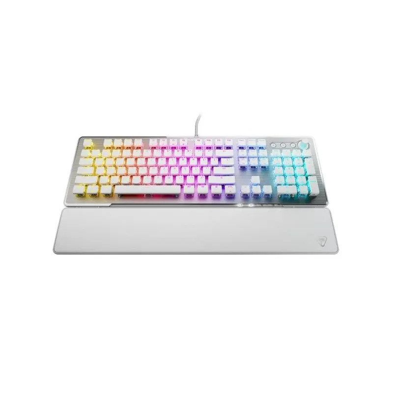Teclado Turtle Beach Vulcan II completo com switches TITAN II Red e RGB alemão