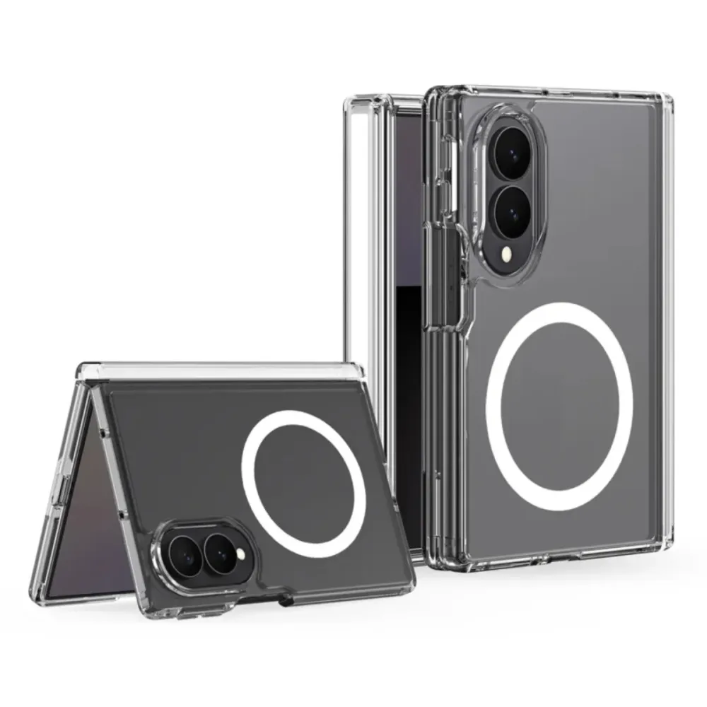 Capa Silicone Magsafe Samsung Galaxy Z Fold 8 Transparente