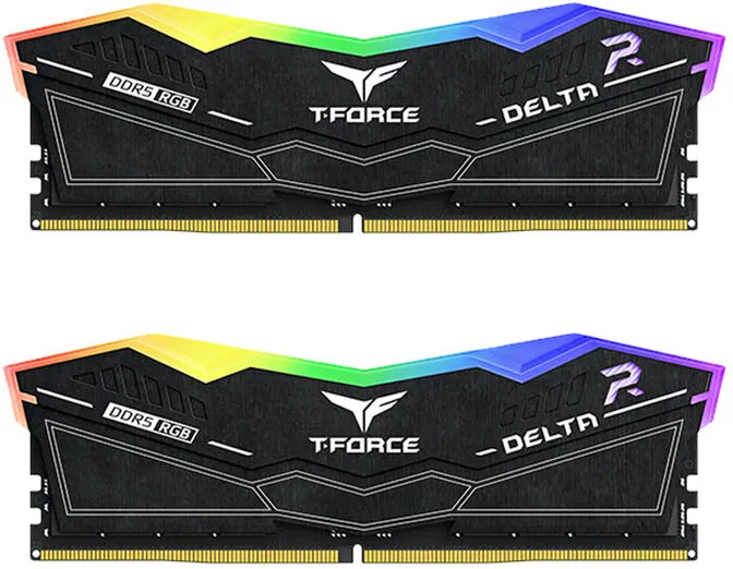 Team Group Kit 32GB (2 x 16GB) DDR5 5600MHz Delta RGB Preto CL36
