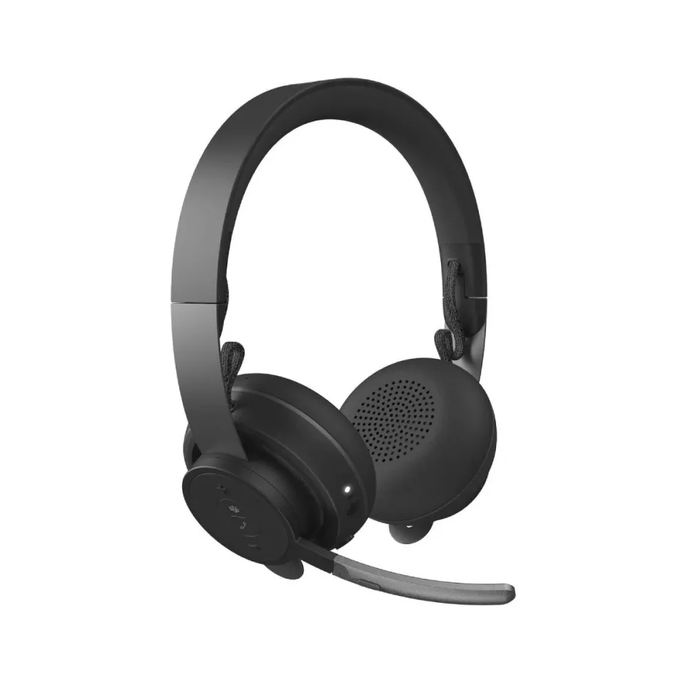 Headset Logitech c/Microfone Zone Teams Wireless Preto