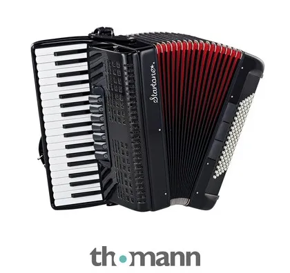 Startone Piano Accordion 96 Black MKII