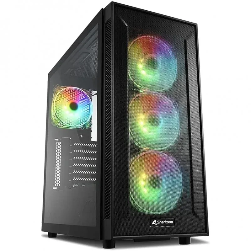 Sharkoon TG6M RGB Vidro Temperado USB 3.0 Preta