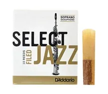 Palheta Sax Soprano Daddario Select Jazz Filed 2S
