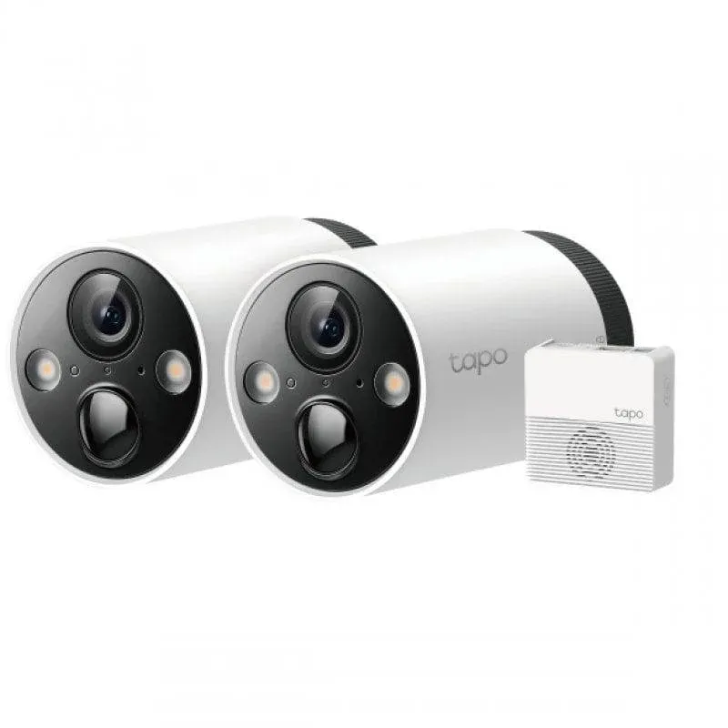 Câmera de vigilância TP-Link TAPO C420S2 2K Visão Noturna Interno e Externo Detecção IA Alarme Áudio Bidirecional