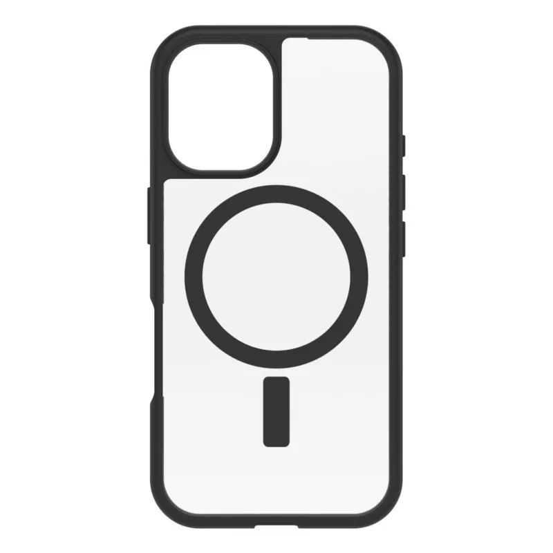 Funda para móvil OtterBox React Series Cover policarbonato preto transparente para iPhone 16