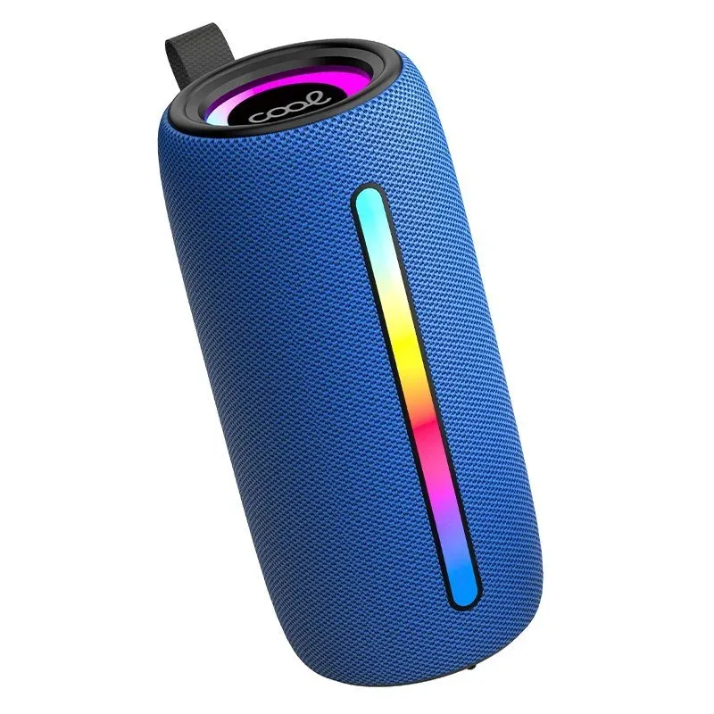 Cool Desk Coluna Portátil Bluetooth Rádio FM/USB/MicroSD 10W Azul