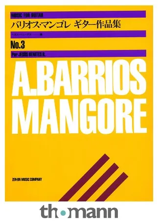 Zen-On Barrios Mangoré Music Guitar 3