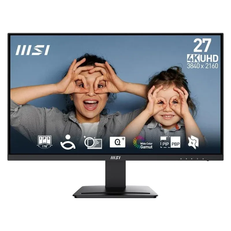 Monitor MSI Pro MP273UDE 27" UltraHD 4K 60Hz IPS HDR Altifalantes 1ms