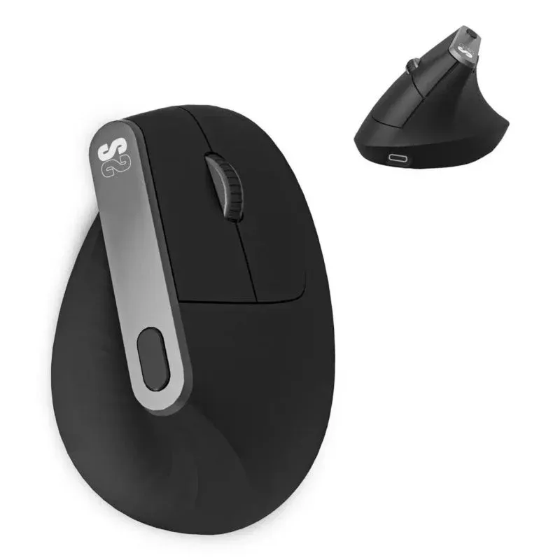 Subblim EDNVW01 Rato Silencioso 4000 DPI Sem Fios Modo Duplo Bluetooth/RF 2.4GHz com Bateria Recarregável