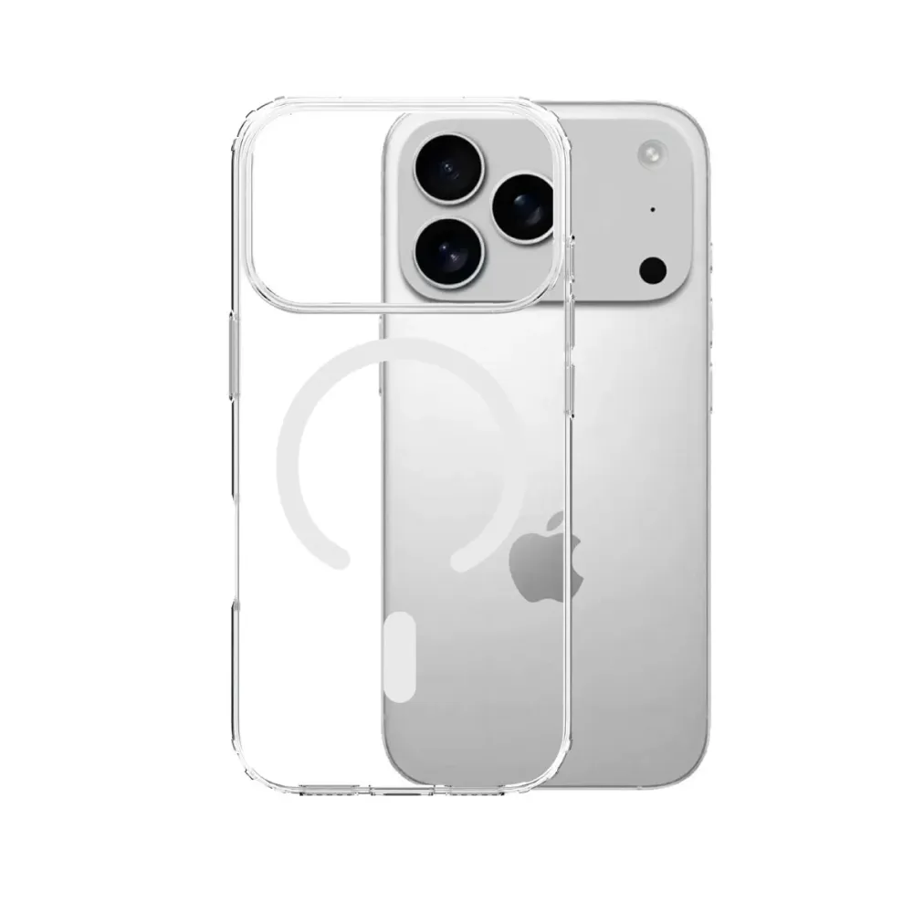 Capa Blindada 3MK Hardy LiqForce MagCase iPhone 17 Pro Max Transparente