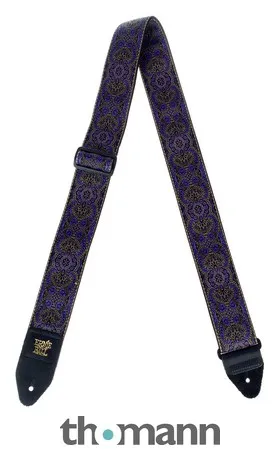 Ernie Ball E-Guitar Strap Purple Paisley