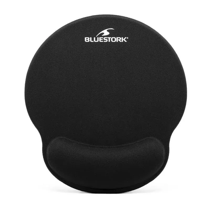 Tapete Bluestork BS-PAD-ERGO Preto com Apoio de Pulso em Gel