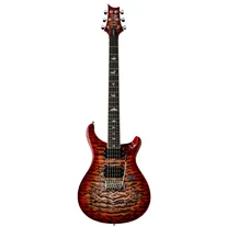 PRS SE Custom 24-08 Quilt Charcoal Cherry Burst