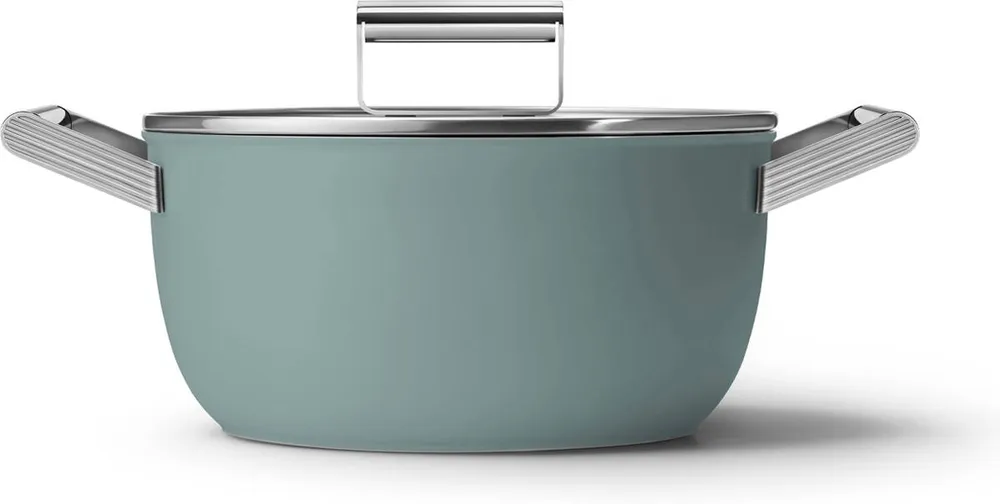 Caçarola SMEG CSF2412EGM Verde (24 cm)