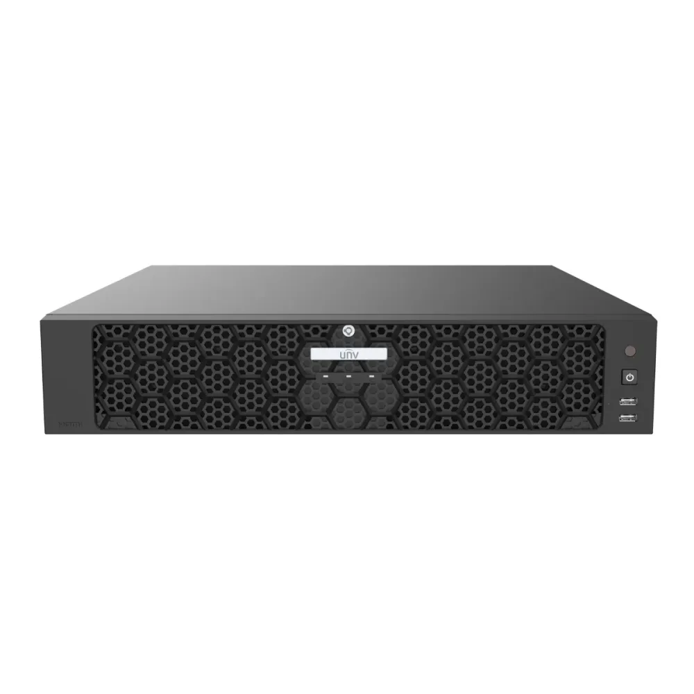 Gravador NVR Uniview Prime 64 Canais IP Preto - UV-NVR508-64E-R