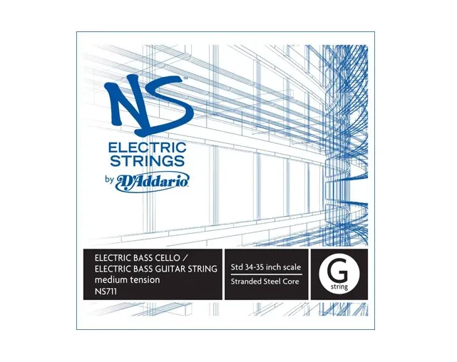 Corda Individual Violoncelo D'Addario NS711 Electric Bass/Cello Sol